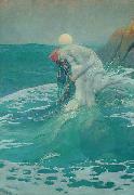 Howard Pyle The Mermaid oil painting reproduction